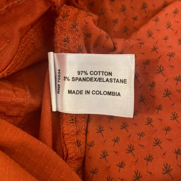 Orvis Women's Salmon Colored Chino Short Size 6 M2 - Picture 4 of 4